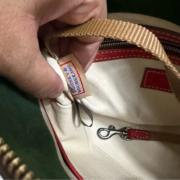 Dooney & Bourke Florentine Cameron Crossbody Red Leather - Picture 8 of 16